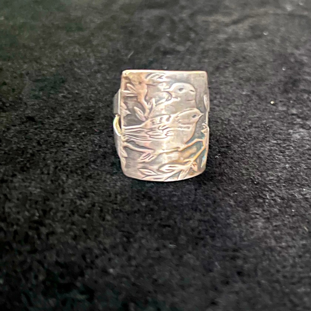 Sundance .925 sterling silver bird ring; Size 6